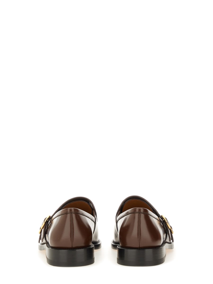 Marni 20mm Leather Loafers In Brown