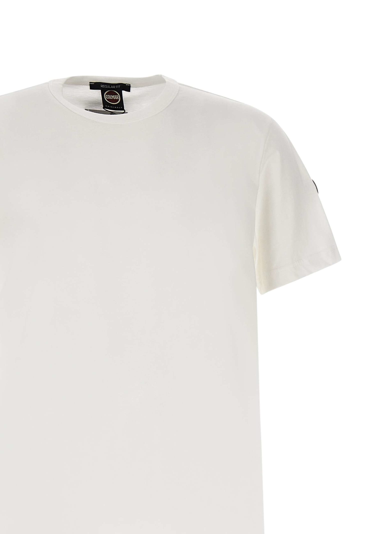 Shop Colmar Frida Cotton T-shirt In White