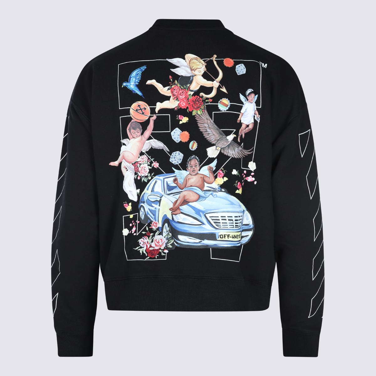 Off-white Sweaters Blacks And Greys