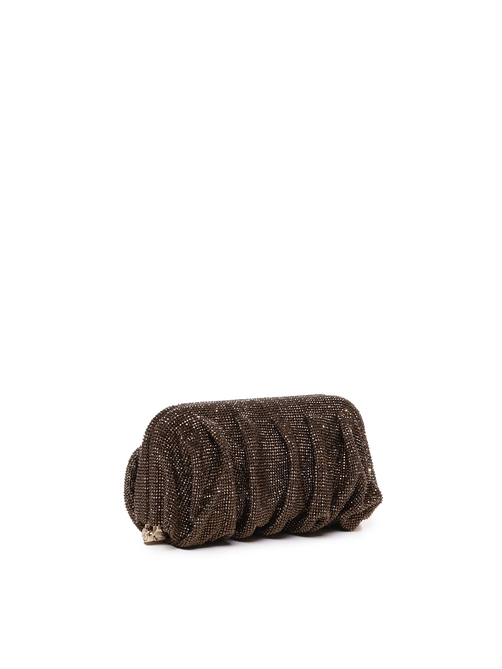 Shop Benedetta Bruzziches Pochette Venus In Brown