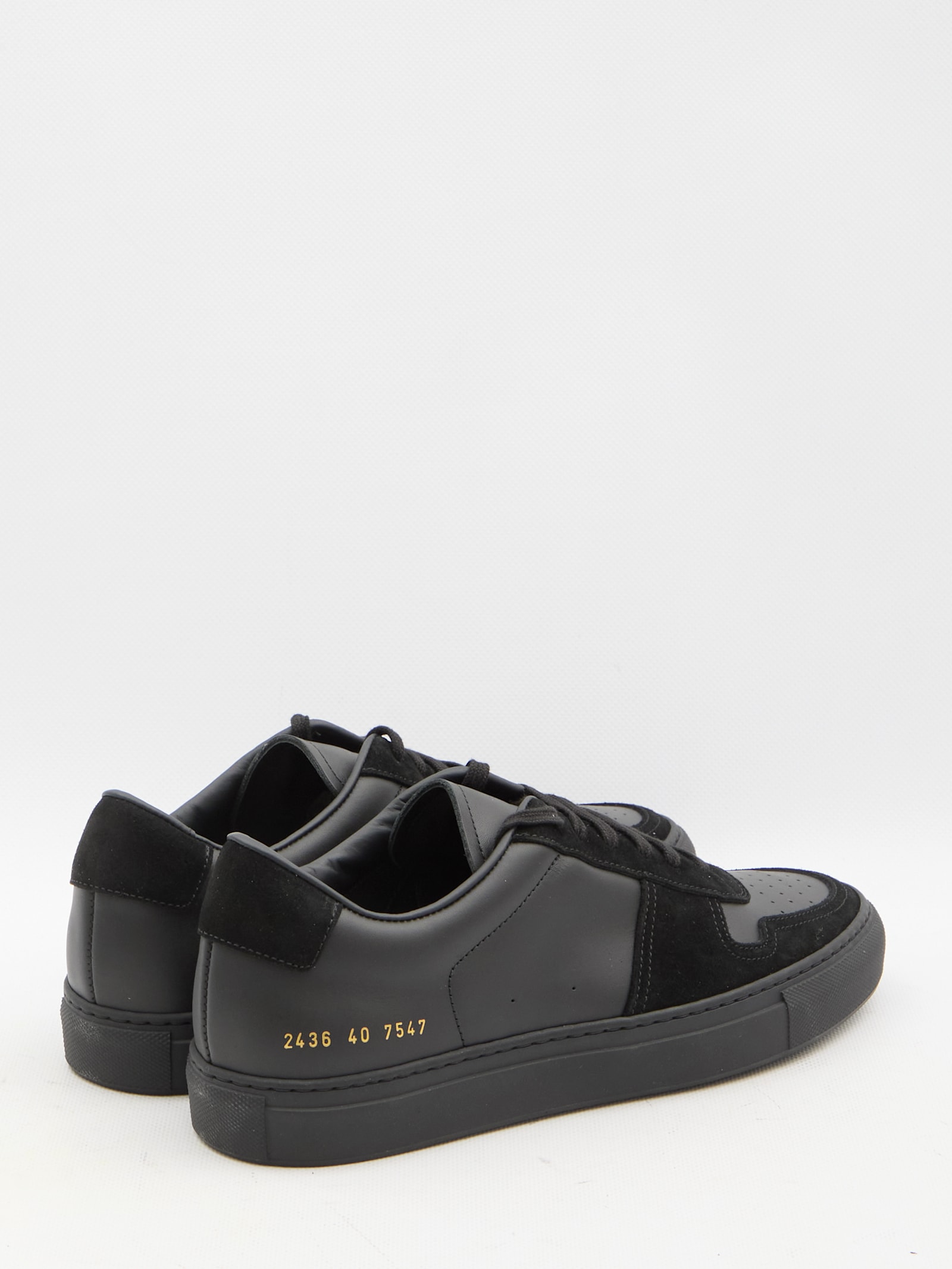 Shop Common Projects Bball Duo Sneakers In Black