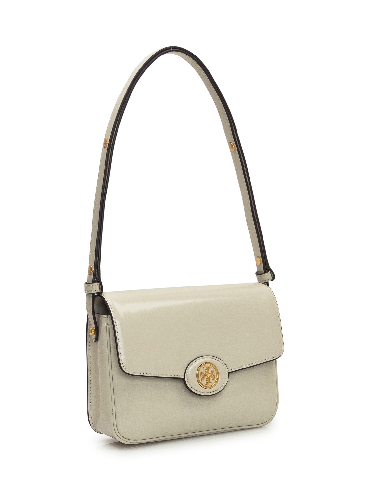 Tory Burch Robinson Shoulder Bag In White