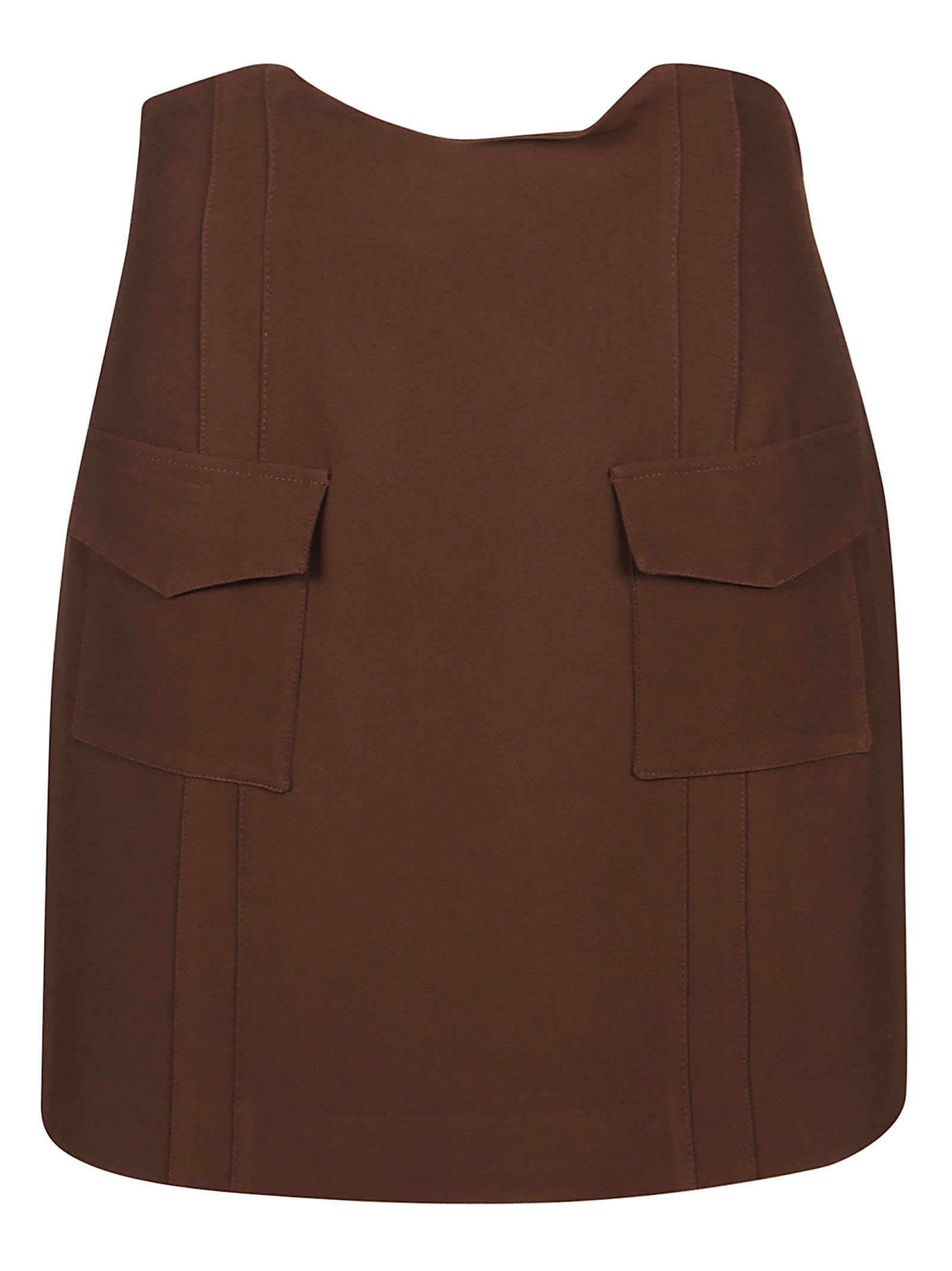 Federica Tosi Mini High-waist A-line Skirt