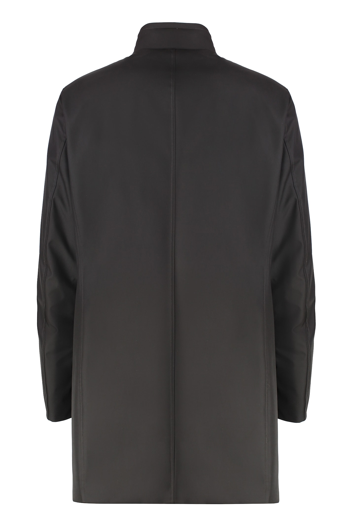 Moorer Technical Fabric Parka In Brown