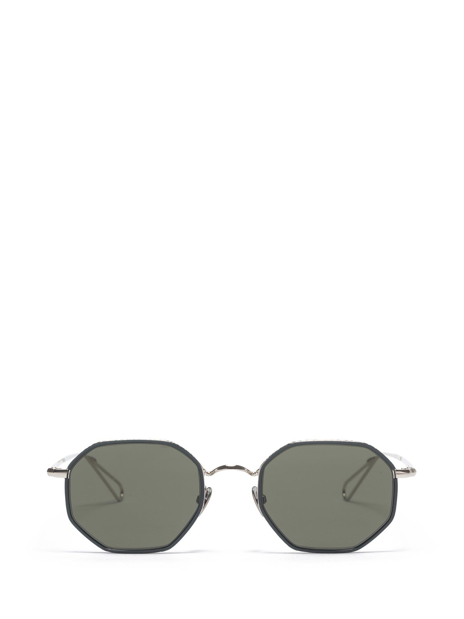 AHLEM Ahlem Luxembourg Grey Gold/ Green Windsor Sunglasses