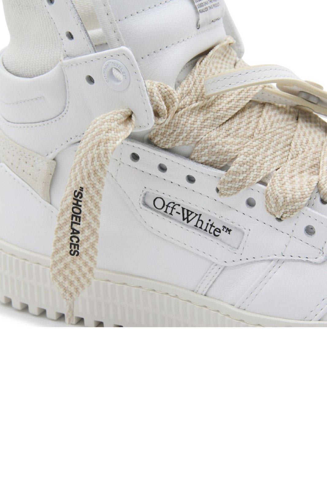 Shop Off-white 3.0 Off Court Lace-up Sneakers In White White