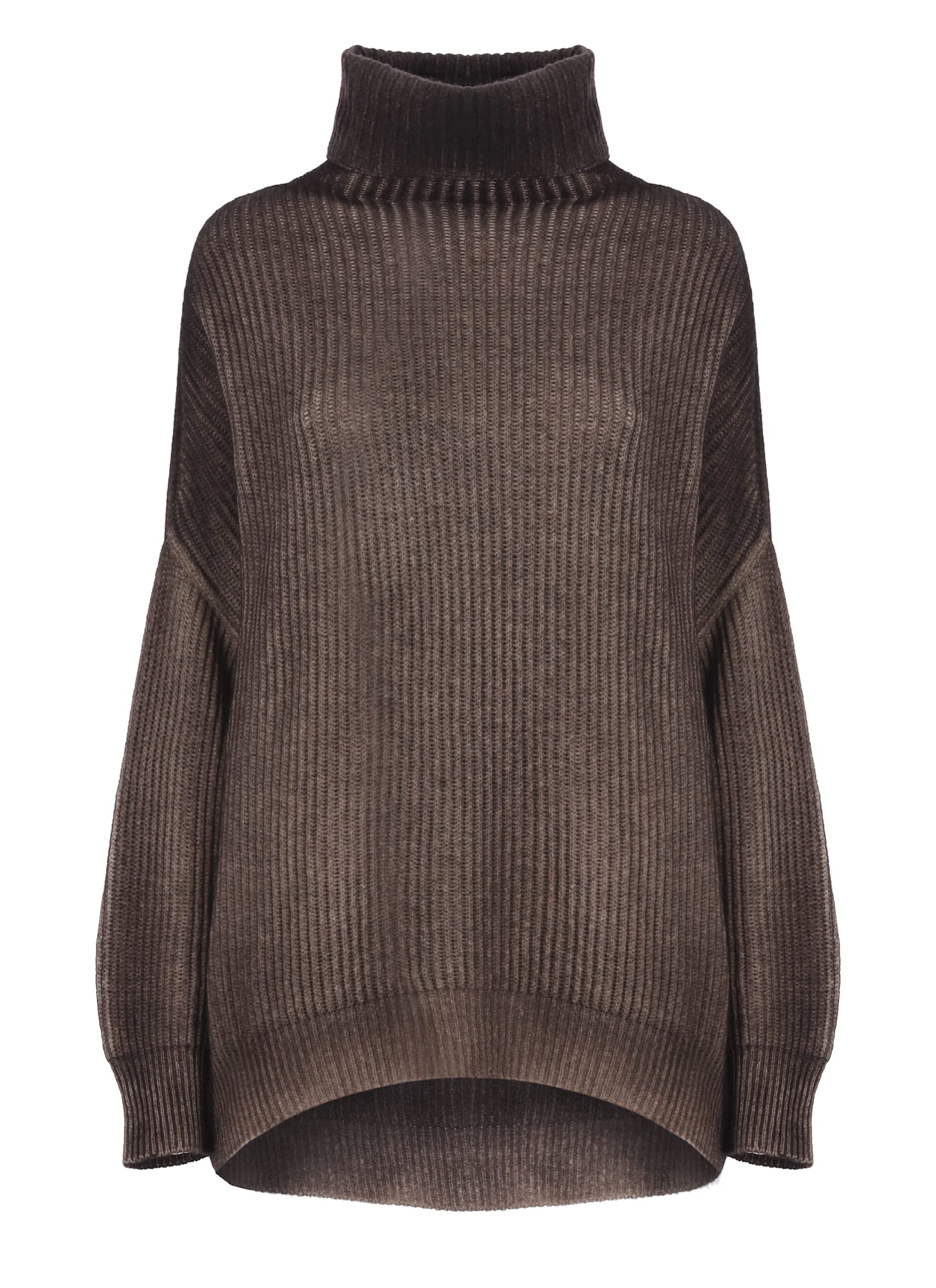 Shop Avant Toi Wool And Cashmere Sweater In Brown