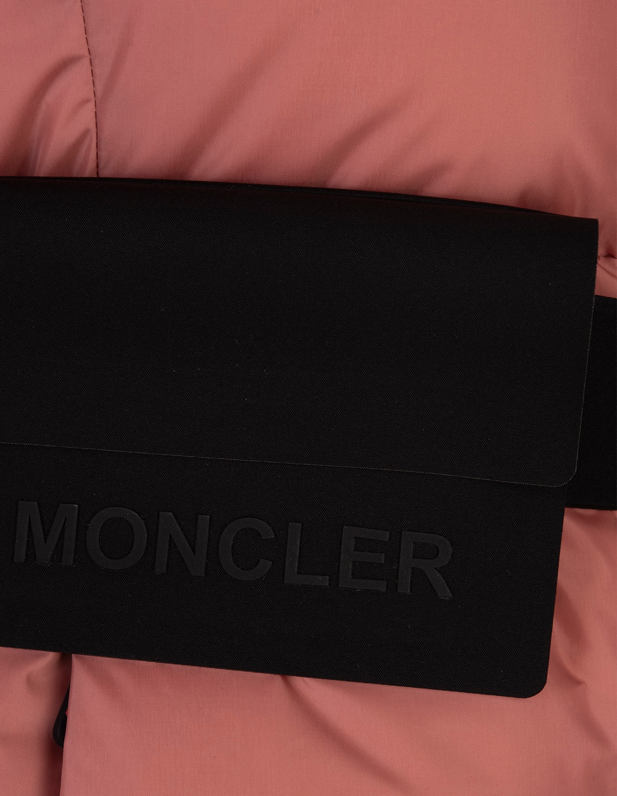 Shop Moncler Pink Bouquetin Short Down Jacket