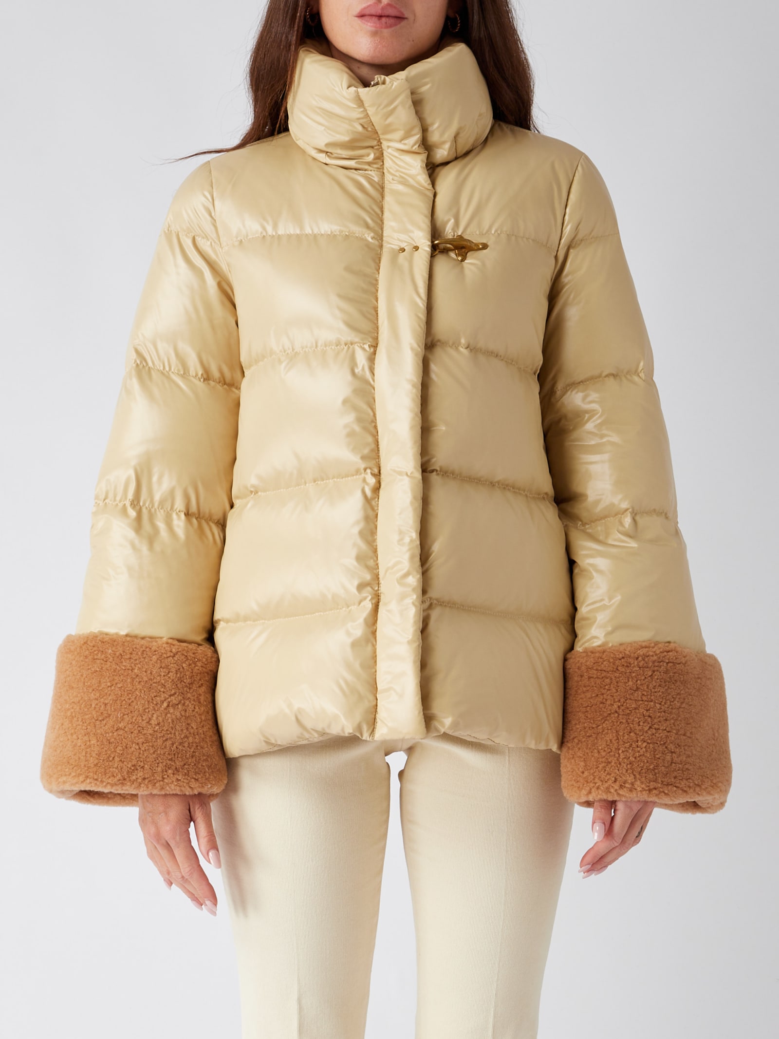 FAY PIUMINO CAPPETTA +TEDDY DOWN JACKET