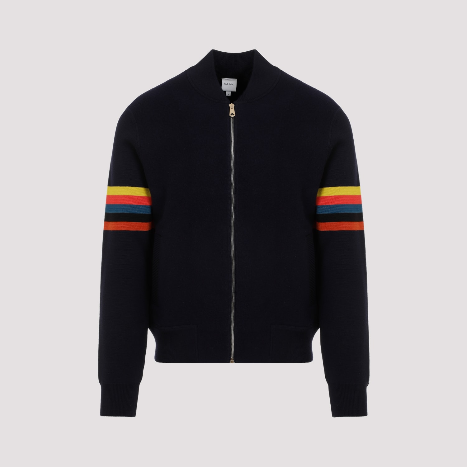 PAUL SMITH KNITTED BOMBER JACKET 