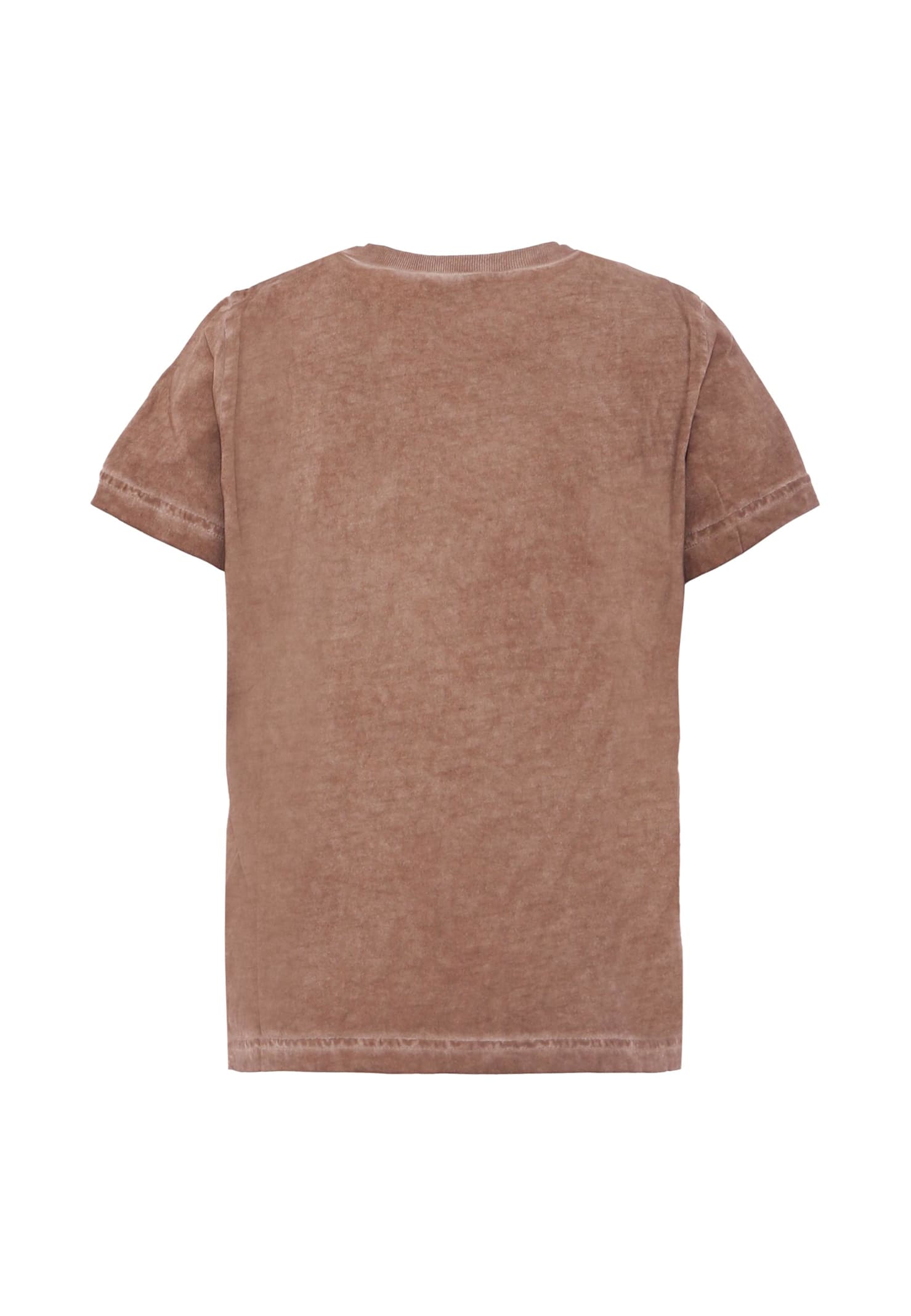 N°21 Brown T-shirt For Boy With Logo In Brown