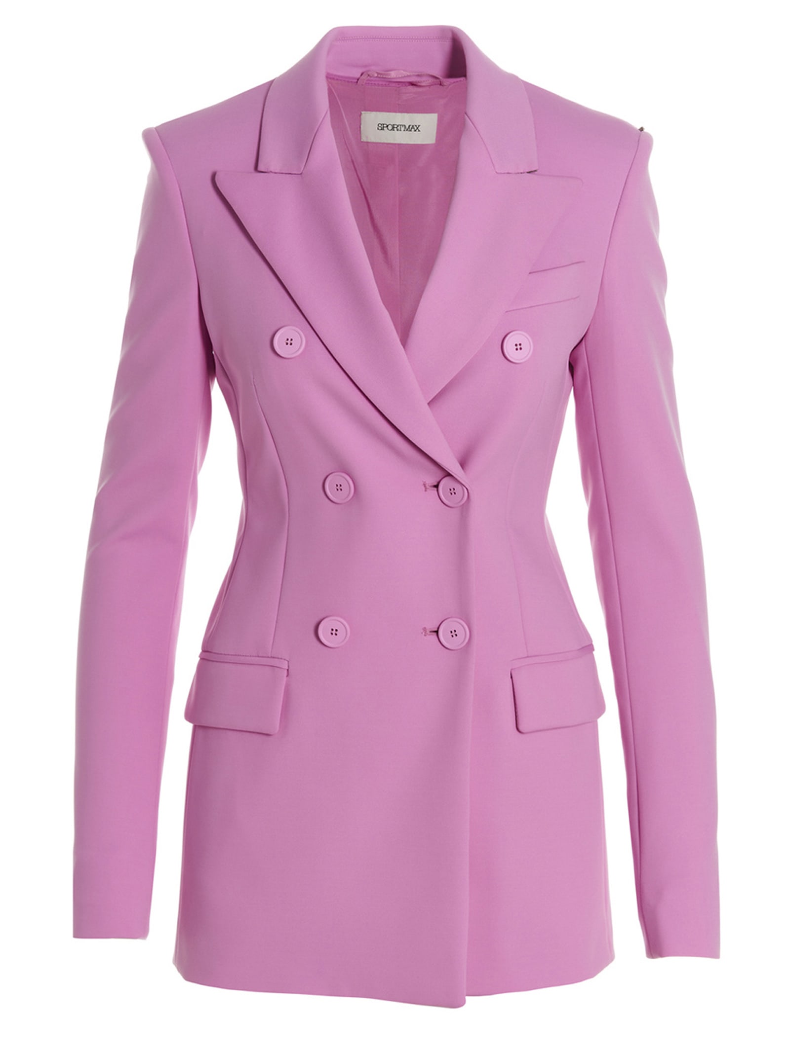 Shop Sportmax Frizzo Blazer In Lilac