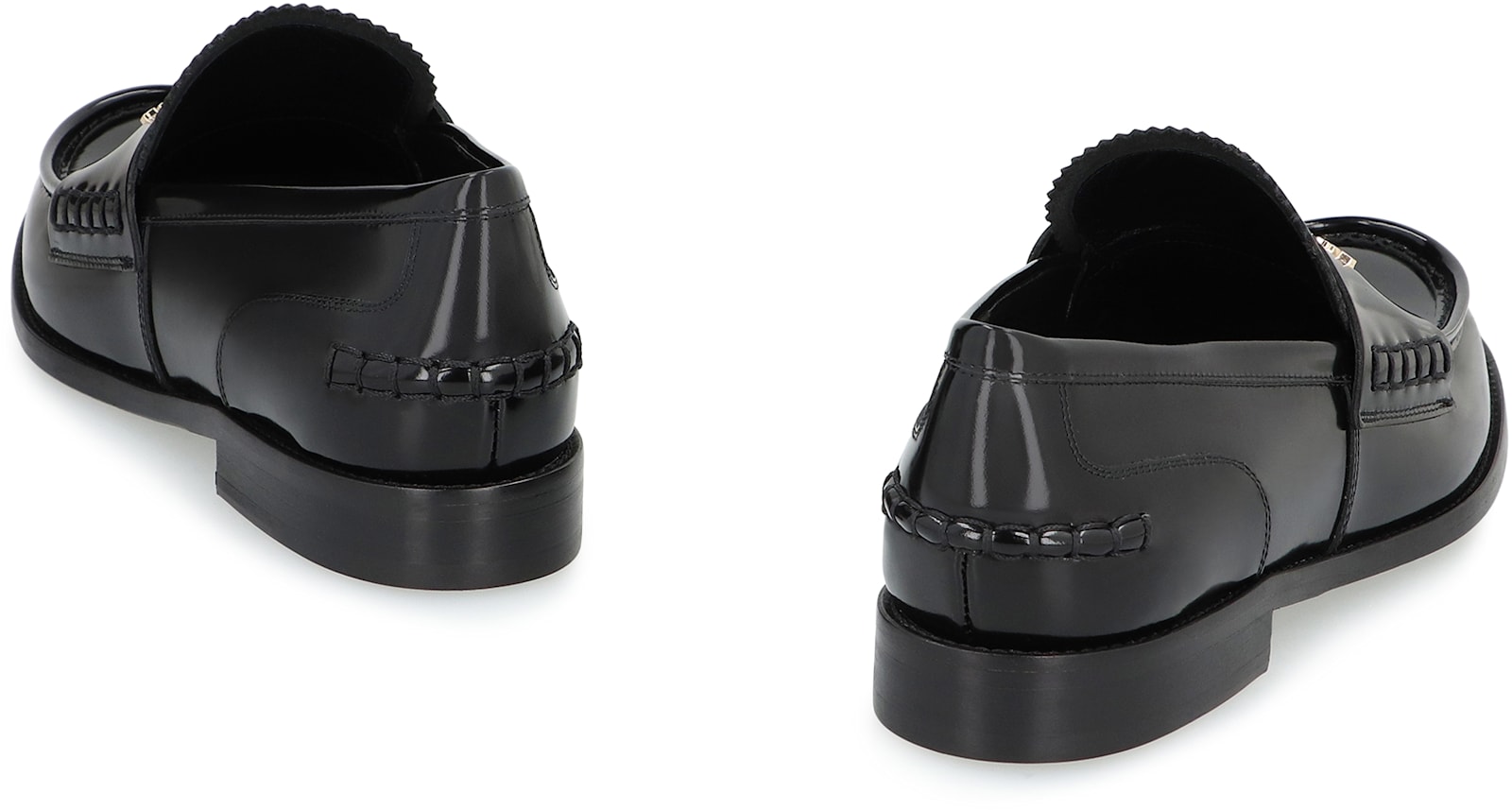 Alexander Wang Carter Patent Leather Loafers In Black
