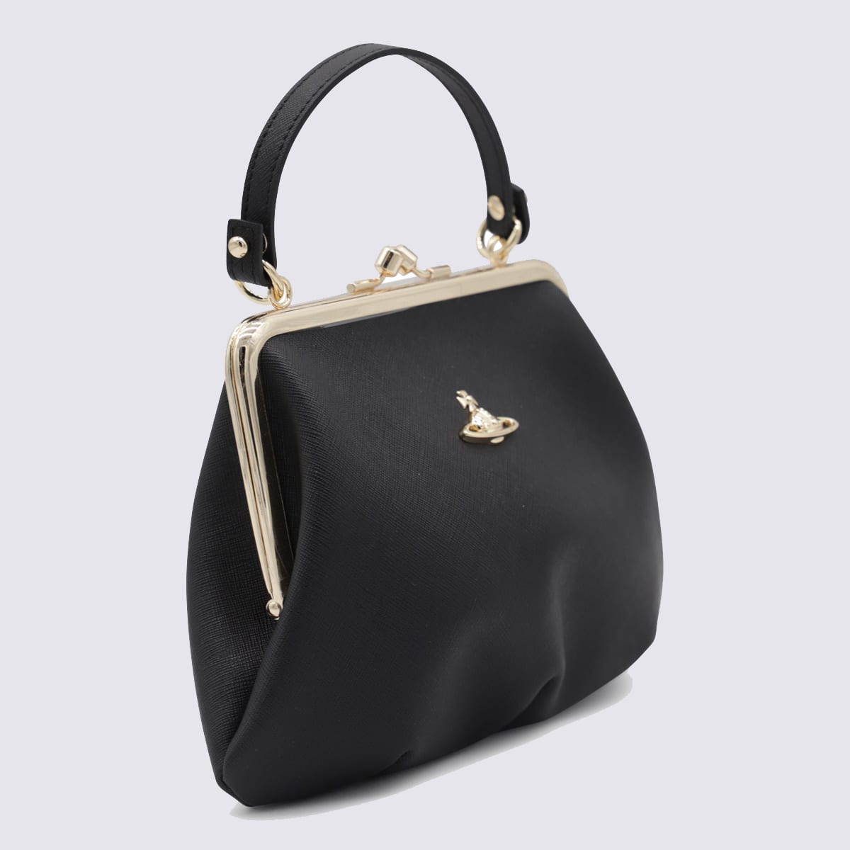Vivienne Westwood Black Shoulder Bag In Black