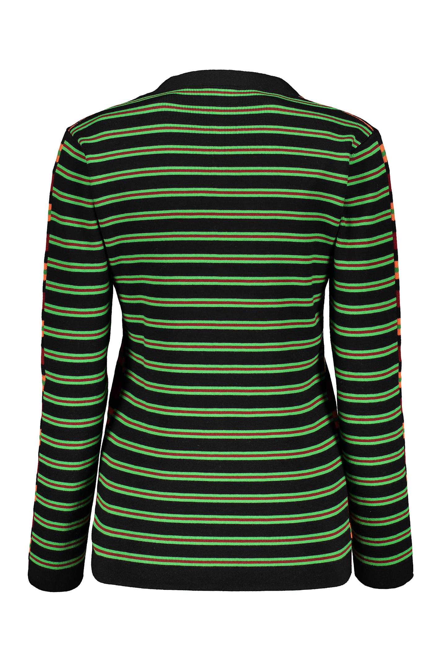 Kenzo Boke Flower Striped Cardigan In Multicolor