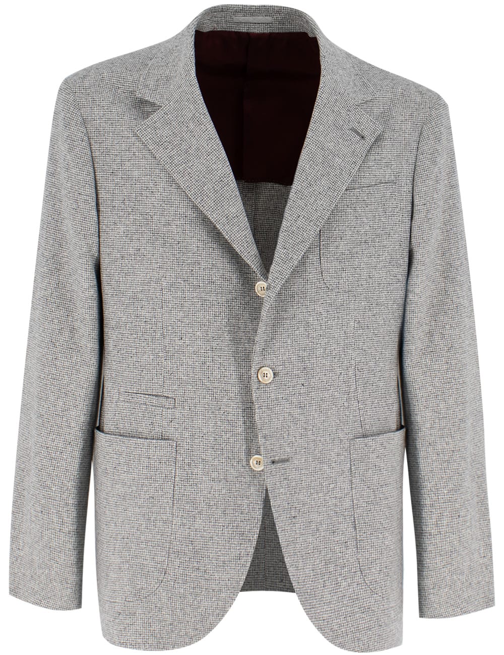 Shop Brunello Cucinelli Jacket In Perla