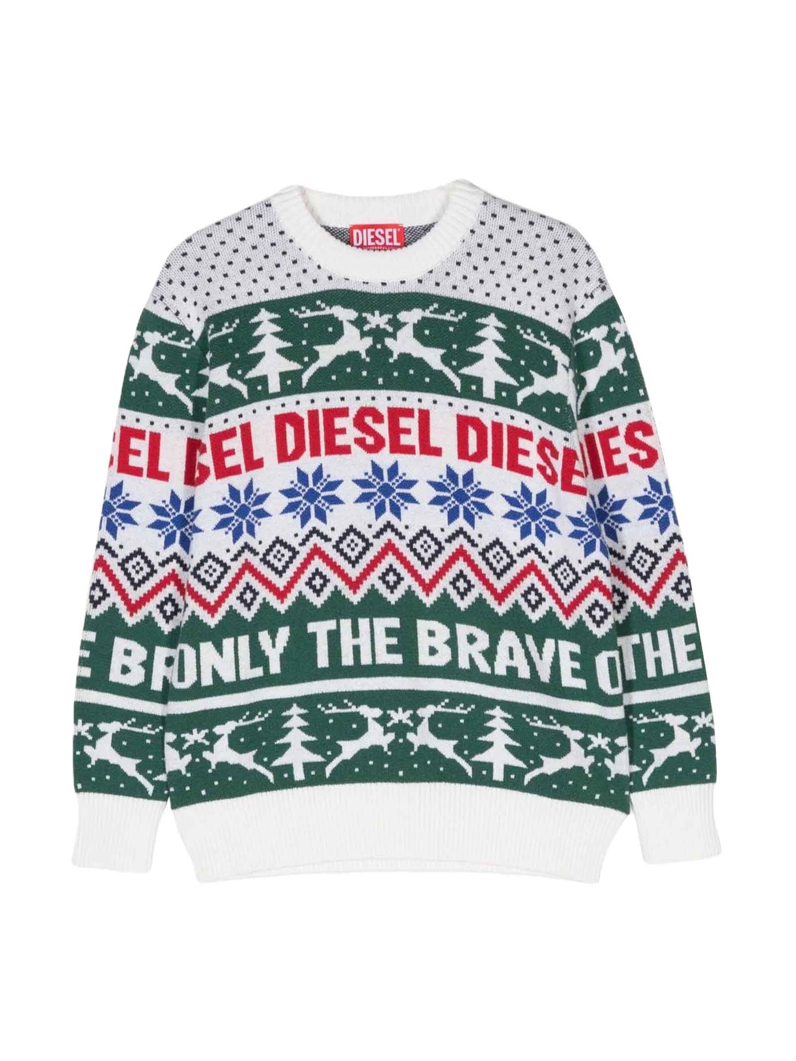 Shop Diesel Multicolor Sweater Unisex