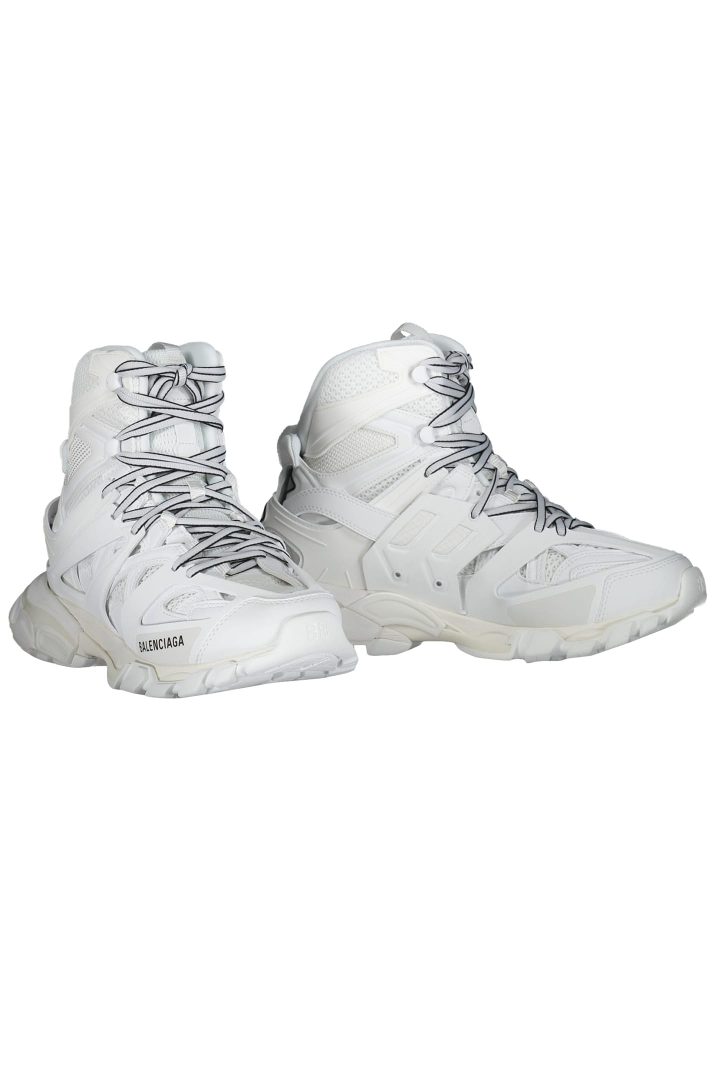 Shop Balenciaga Track Hike High-top Sneakers In White