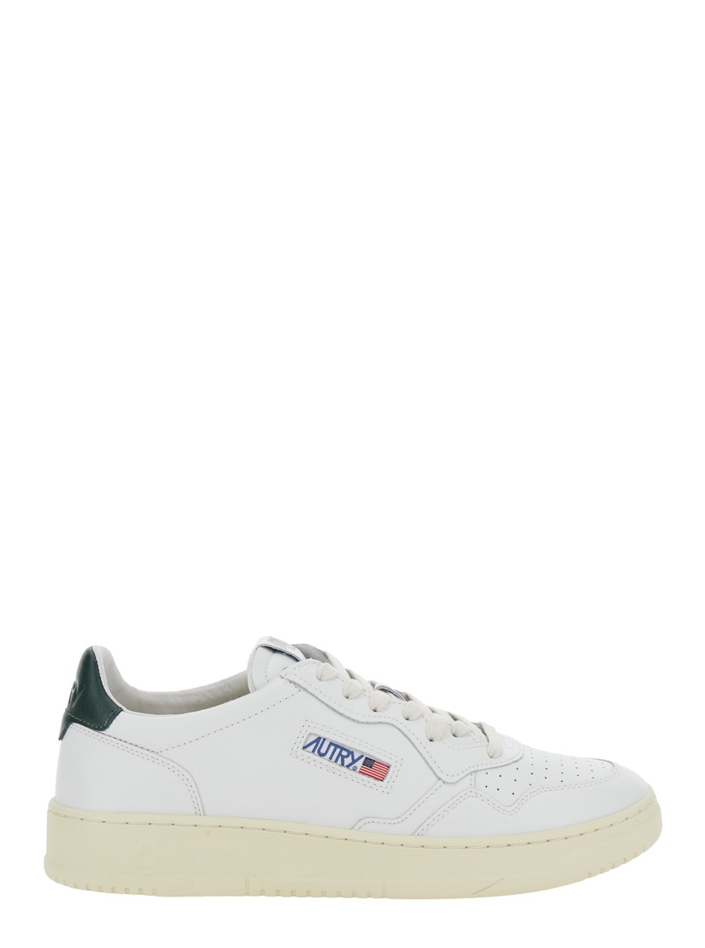 Autry White Sneakers With Smooth Leather Upper In White