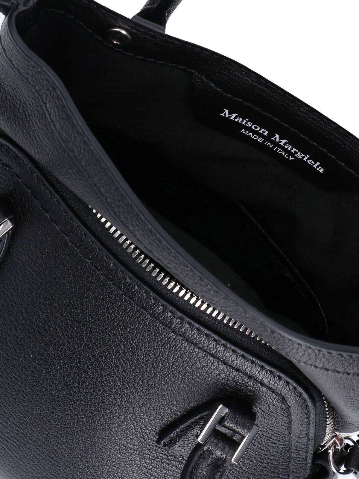 Shop Maison Margiela Micro Bag 5ac Classique In Nero