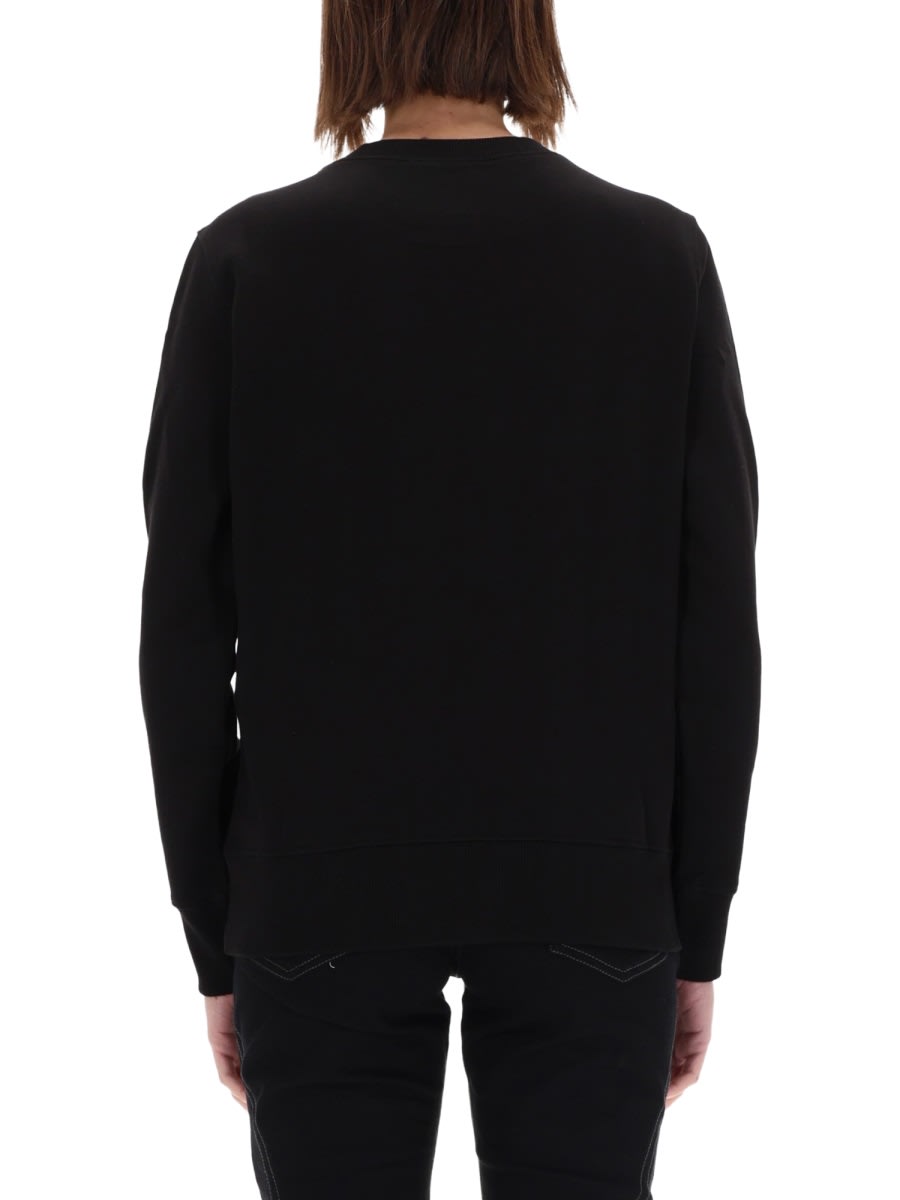 Versace Jeans Couture Sweatshirt With Logo In Black