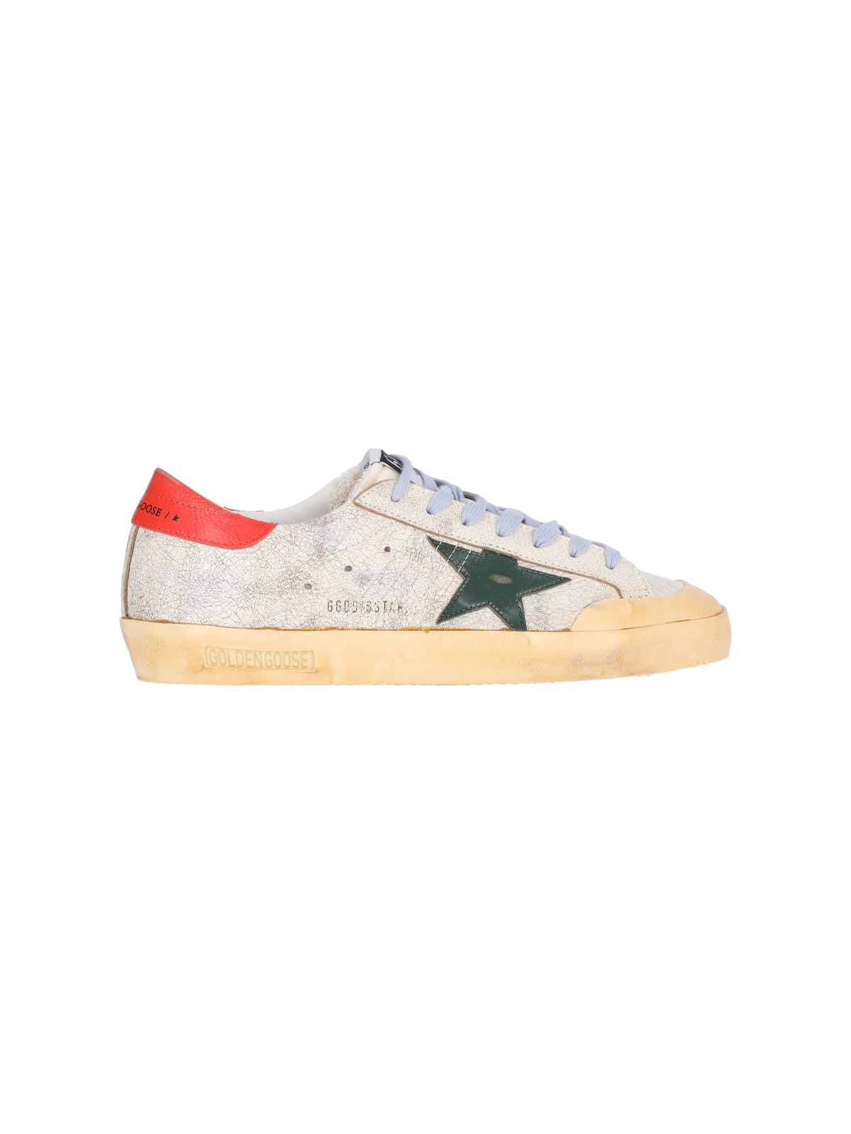 Shop Golden Goose Super-star Sneakers In White