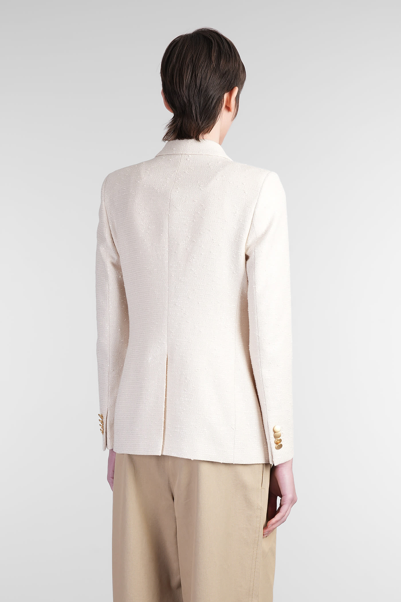 Tagliatore J-parigi10b Blazer In Beige Cotton