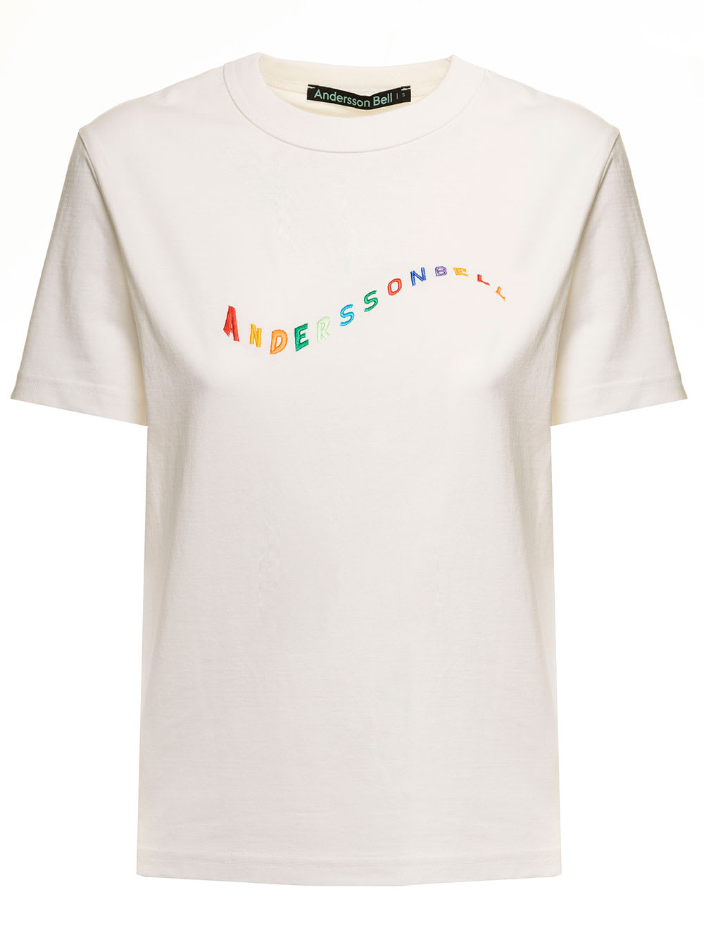 Andersson Bell Woman White Cotton T-shirt With Print