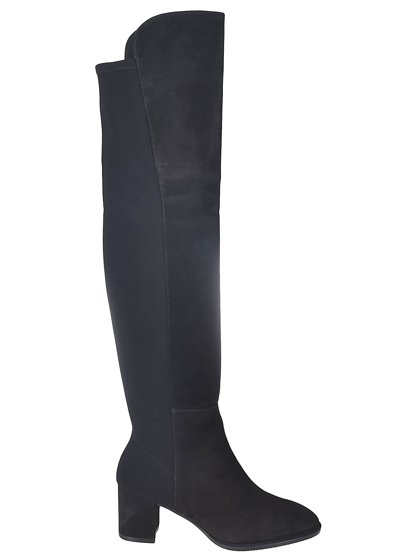 stuart weitzman harper leather sock boots