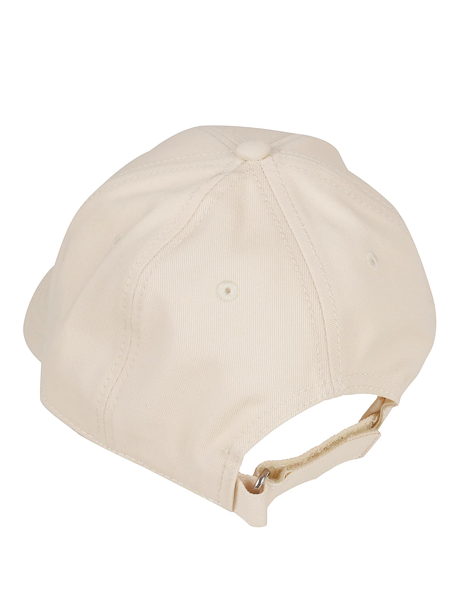 Moncler Logo Classic Patch Baseball Cap In White