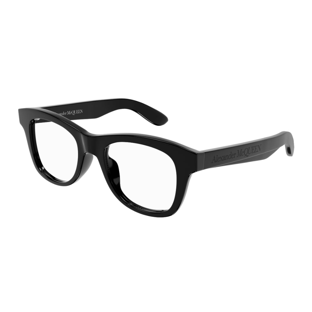 Shop Alexander Mcqueen Am0396o 001 Glasses In Nero