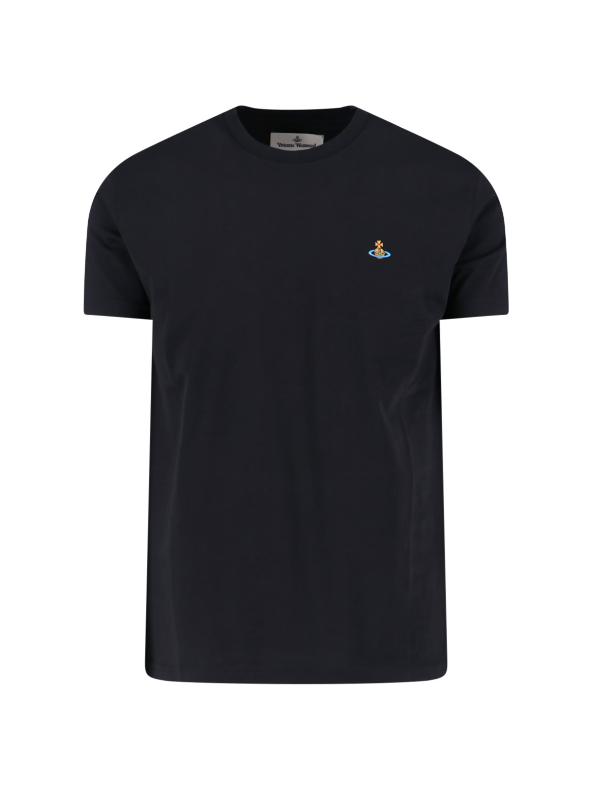 Vivienne Westwood T-shirt With Orb Embroidery Unisex In Black