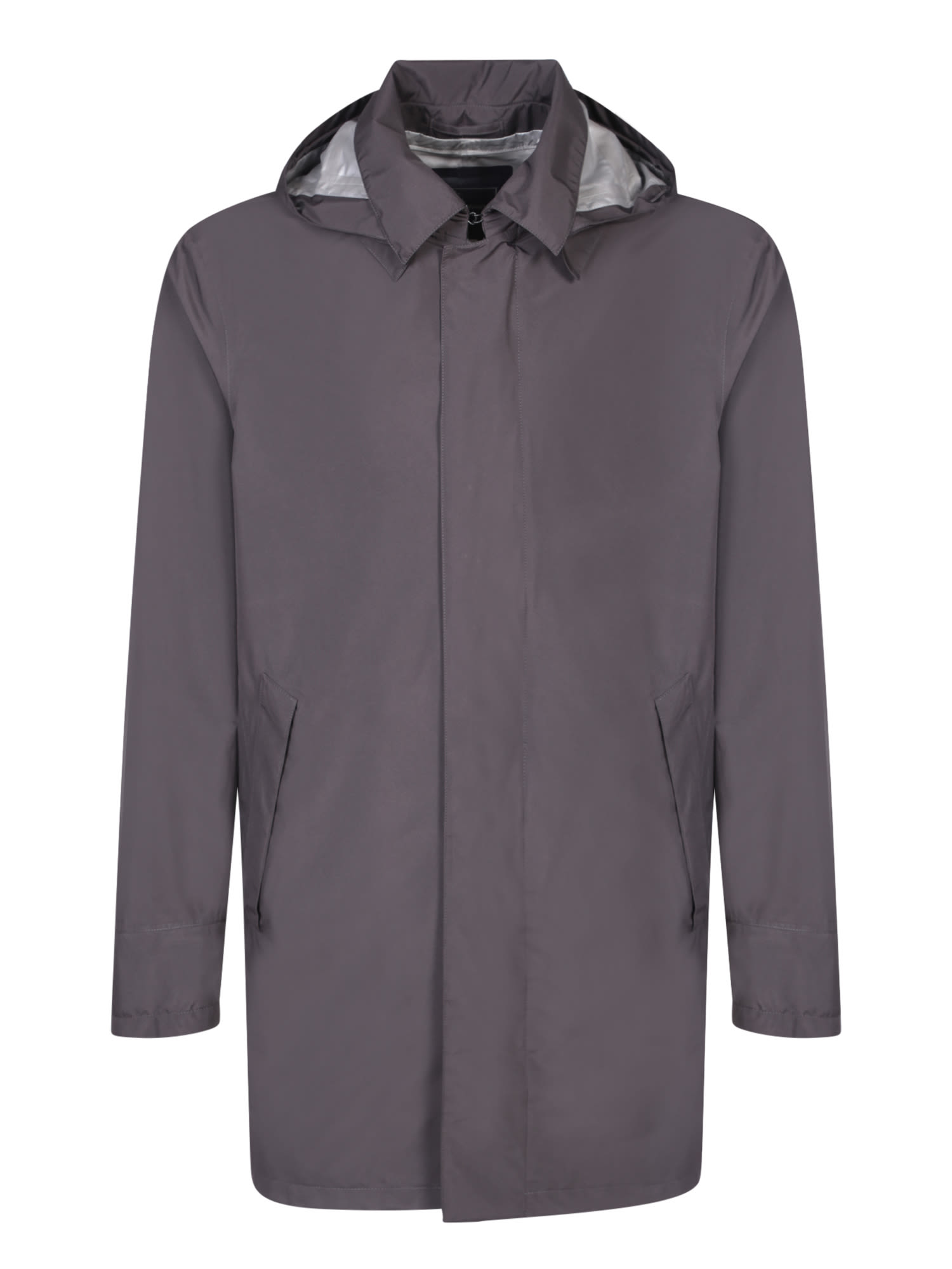 Shop Herno Gore-tex Jacket In Anthracite In Grey
