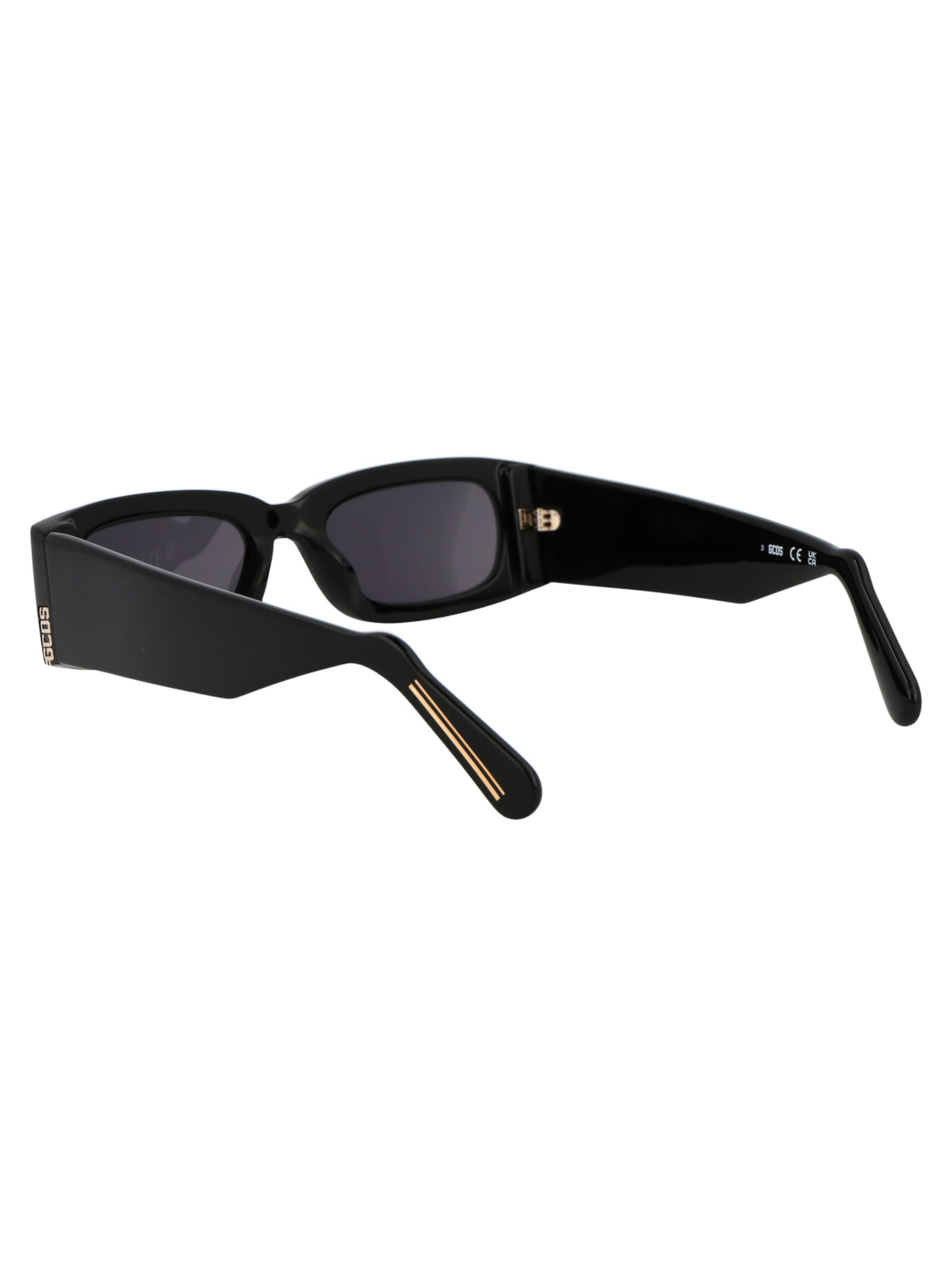 Shop Gcds Gd0020 Sunglasses In 01a Nero Lucido/fumo