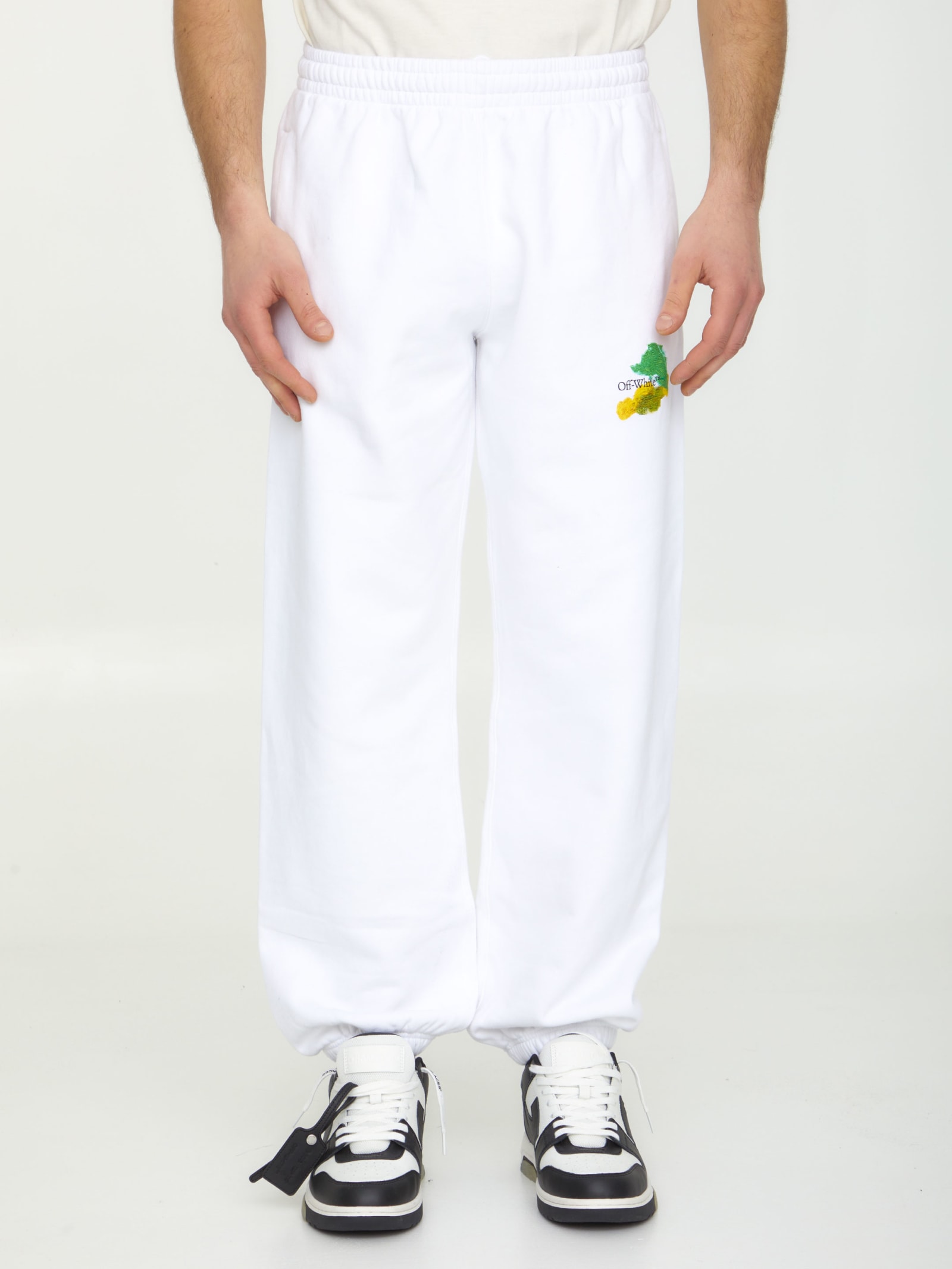 Off-white Brush Arrows Track Pants In White