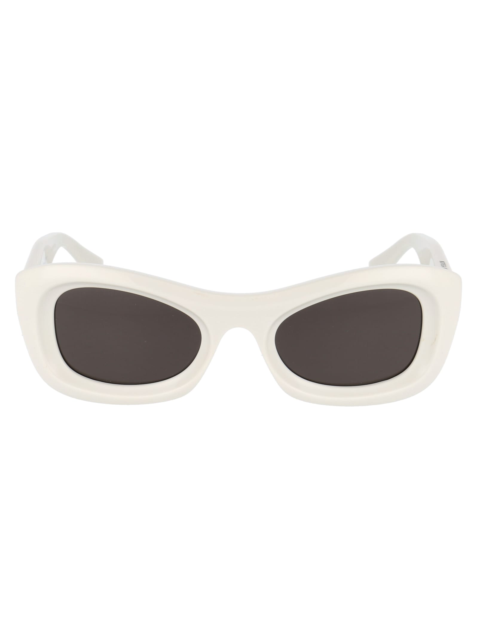 Shop Bottega Veneta Bv1088s Sunglasses In 002 Ivory Ivory Grey