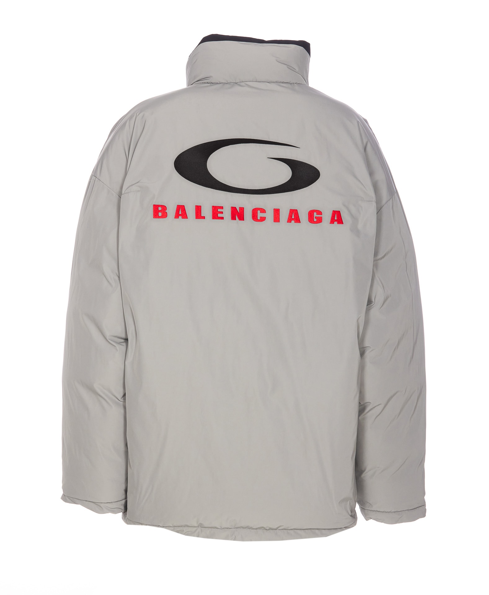 Shop Balenciaga Boxing Reversible Down Jacket In Black