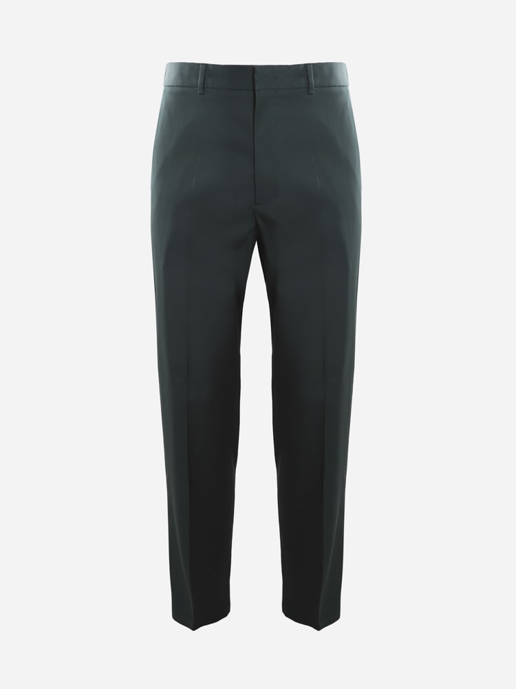 Jil Sander Trousers Made Of Cotton Twill