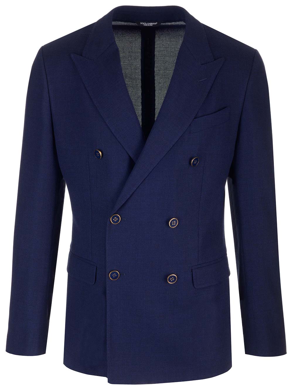 DOLCE & GABBANA DOUBLE-BREASTED WOOL TAILORED JACKET