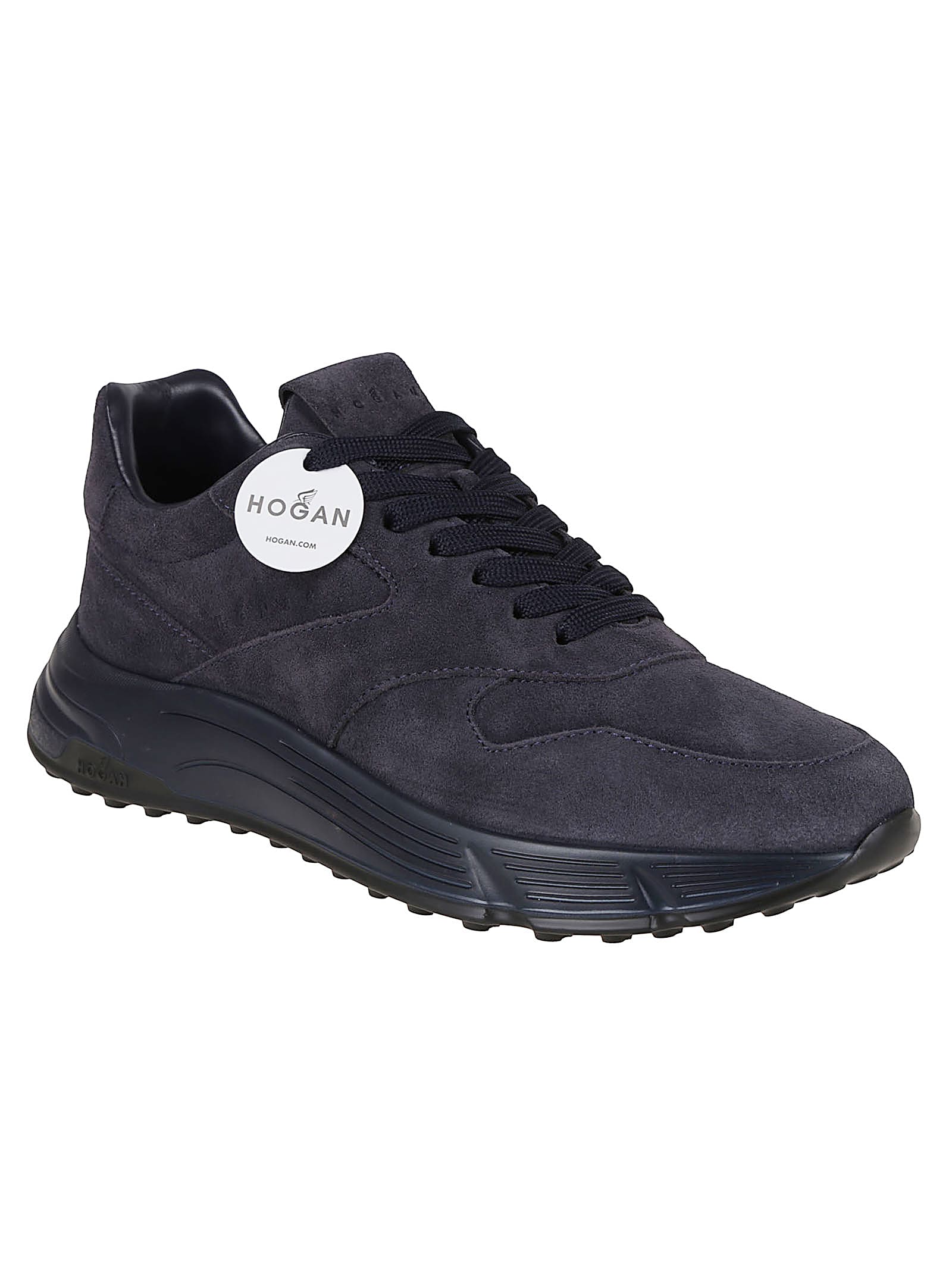 Hogan Suede Upper Hyperlight Sneakers In Black