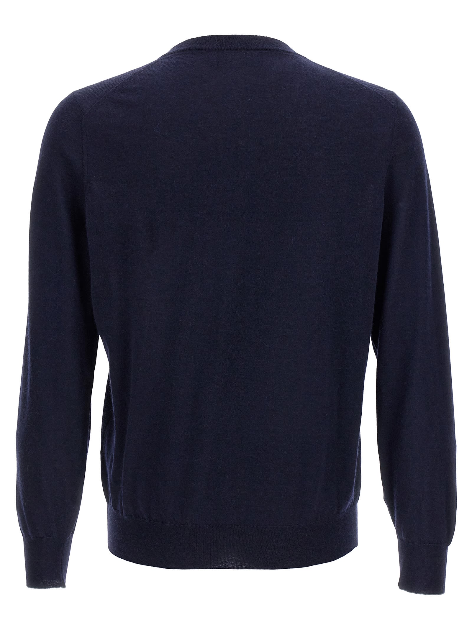 Shop Brunello Cucinelli Wool Sweater In Blue