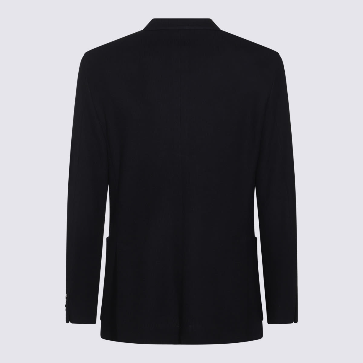 Shop Boglioli Navy Blue Wool Blazer