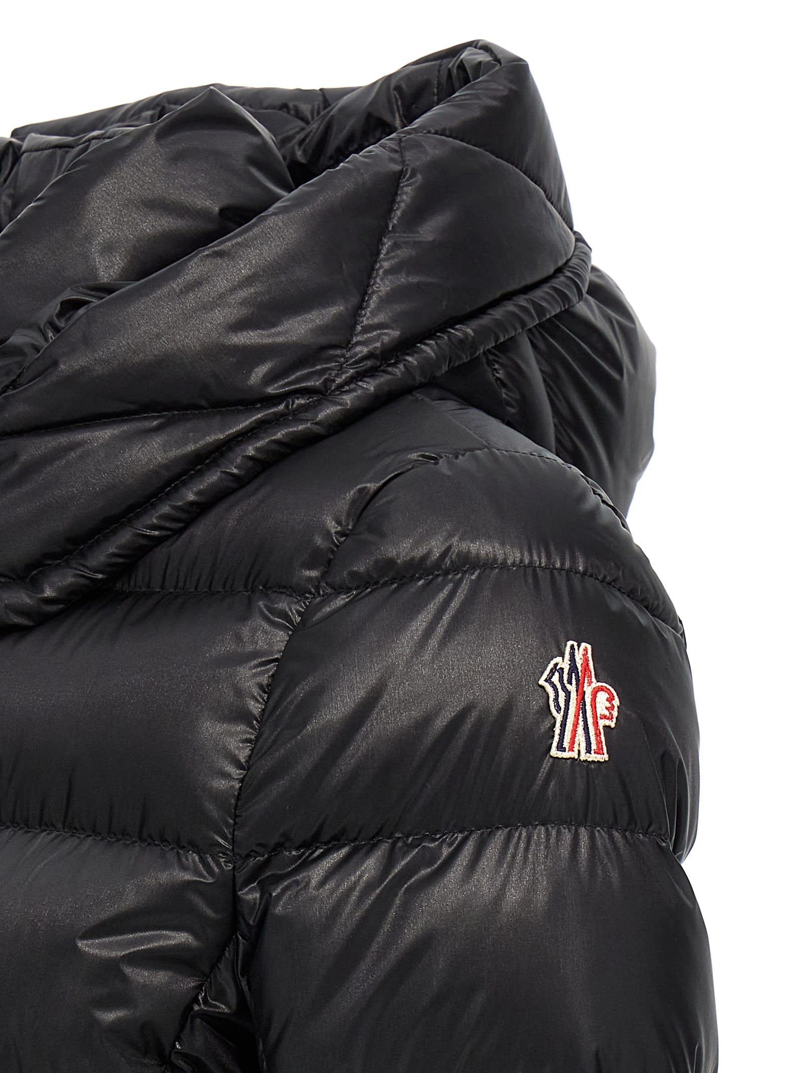 Shop Moncler Armoniques Down Jacket In Black