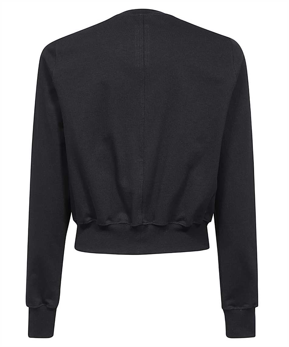 Rick Owens Cotton Sweatshirt In Black