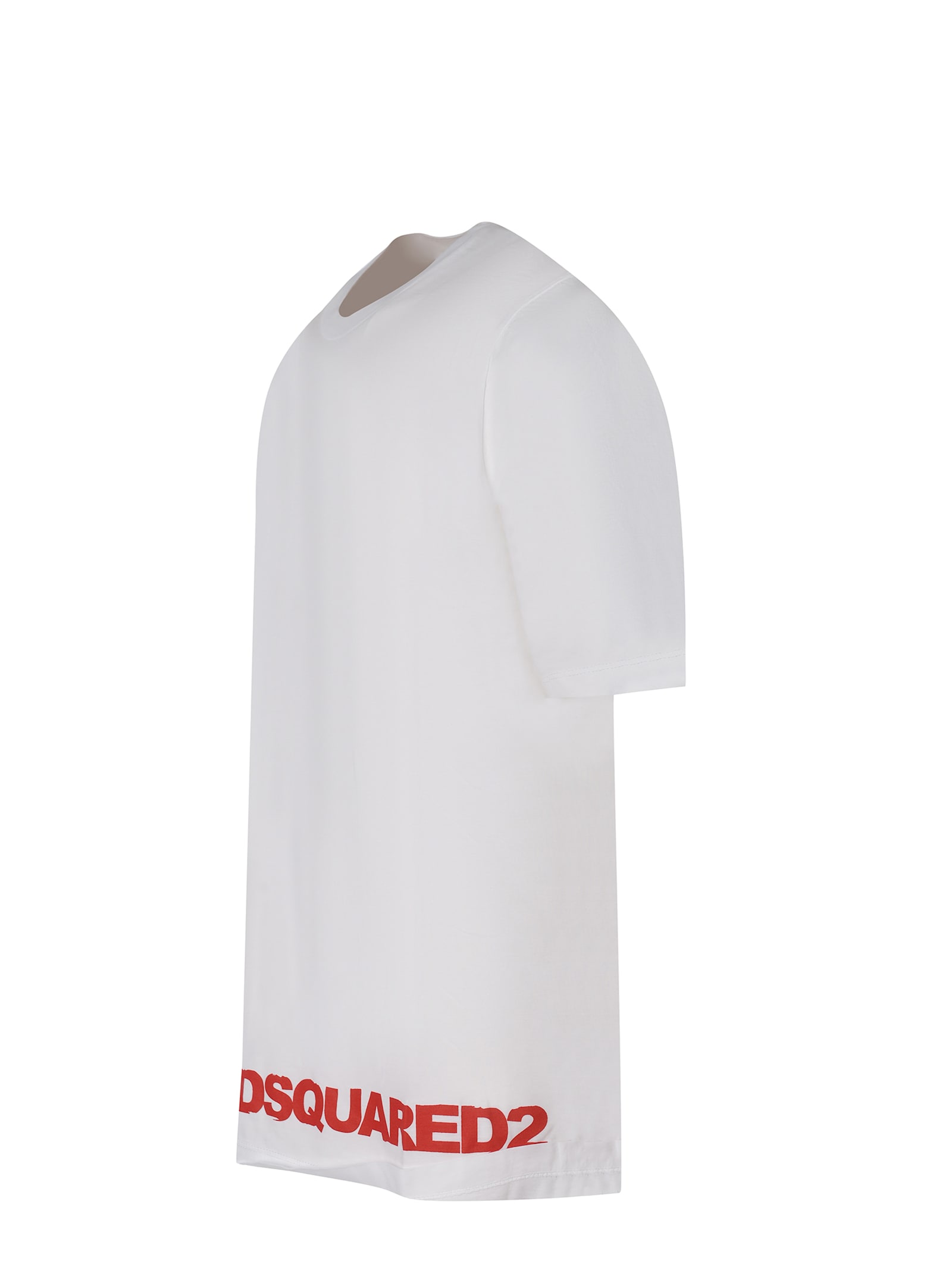 Shop Dsquared2 T-shirt  Made Of Cotton In White