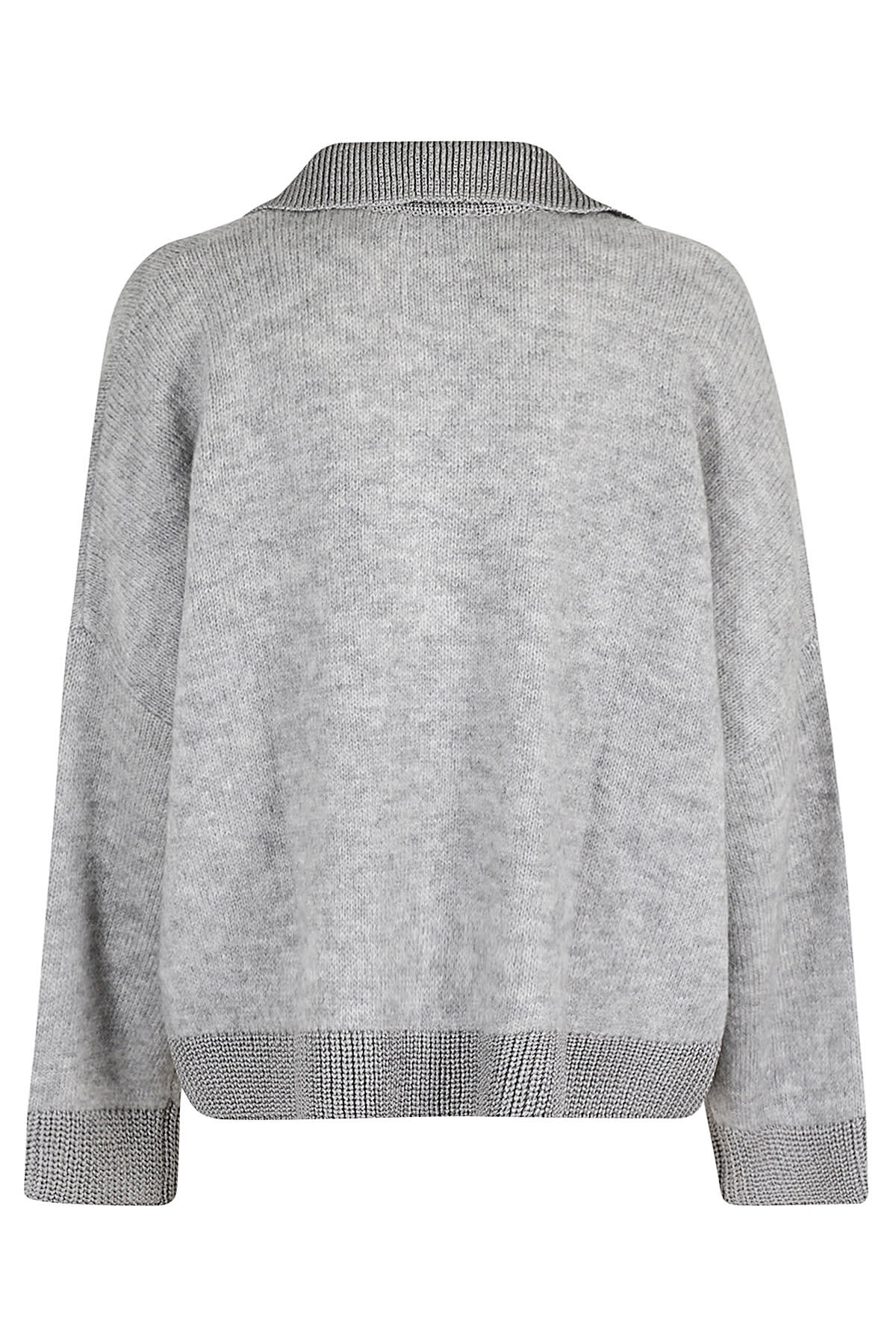 Shop Essentiel Antwerp Gardien Knitted Pull In Hurricane Grey