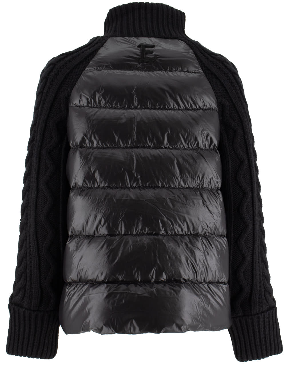 Shop Ermanno Firenze Down Jacket In Nero