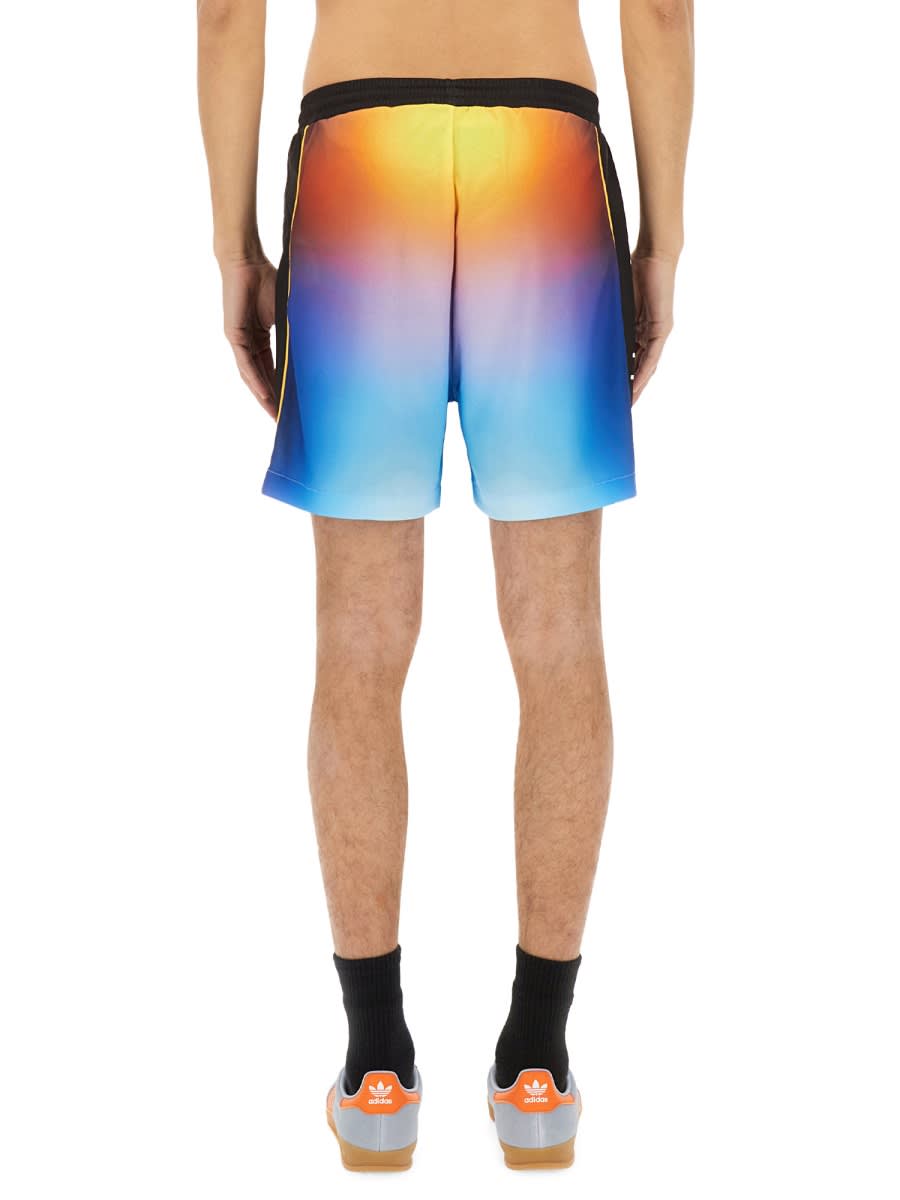 Casablanca Drawstring Elastic Waistband Football Shorts