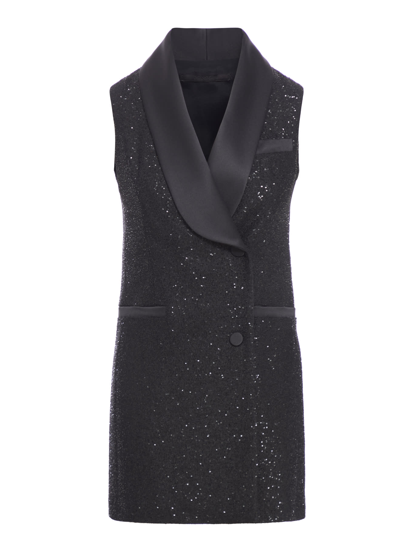 Shop Max Mara Eiffel Dress In Black