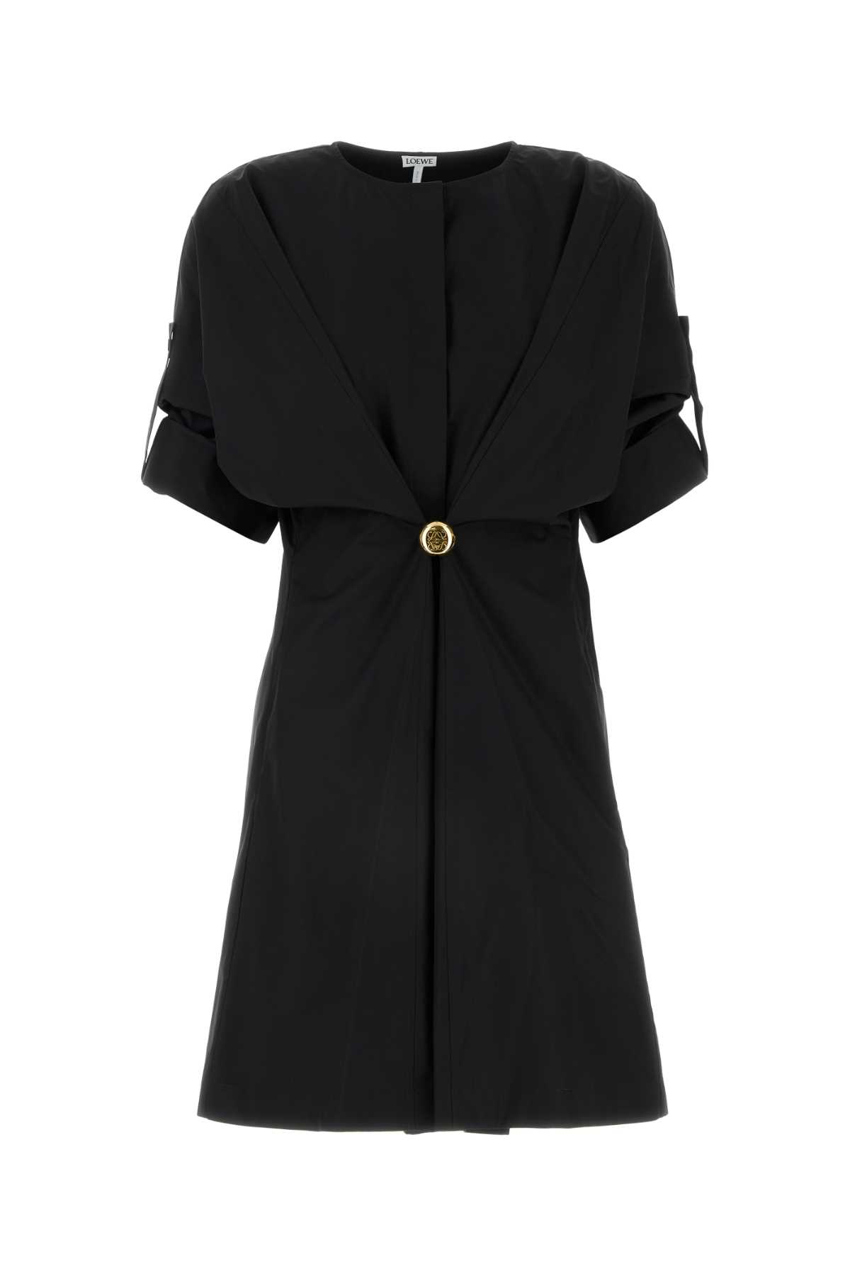 Loewe Black Poplin Dress